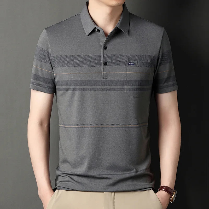Polo Shirts for Men Casual Short Sleeve Slim Fit