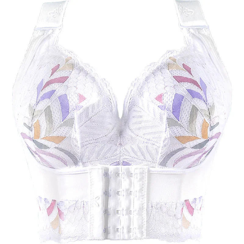Push Up Padded Bras Voor Vrouwen Kant Beha Voeg Twee Beugel Beha Cup Plus Size Bras Voor Vrouwen Floral 32d Bra Womens Lingerie