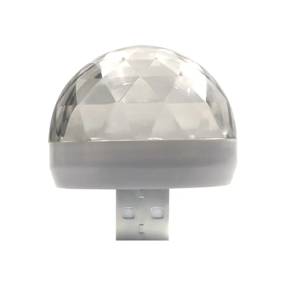 Mini Colorful Music Sound Car LED USB