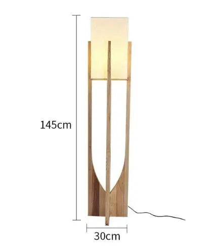 Fairbanks Floor Lamp Wooden Floor Lamp