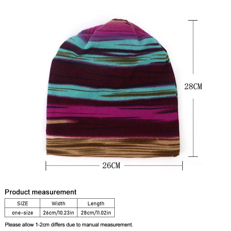 Autumn Winter Beanie Hat Men Women Thin Knitted Hats Skullies Beanies Flannel Warm Bonnet Unisex Multifunction Hedging Cap