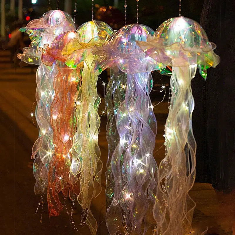 Jellyfish Night Light Lamp Portable