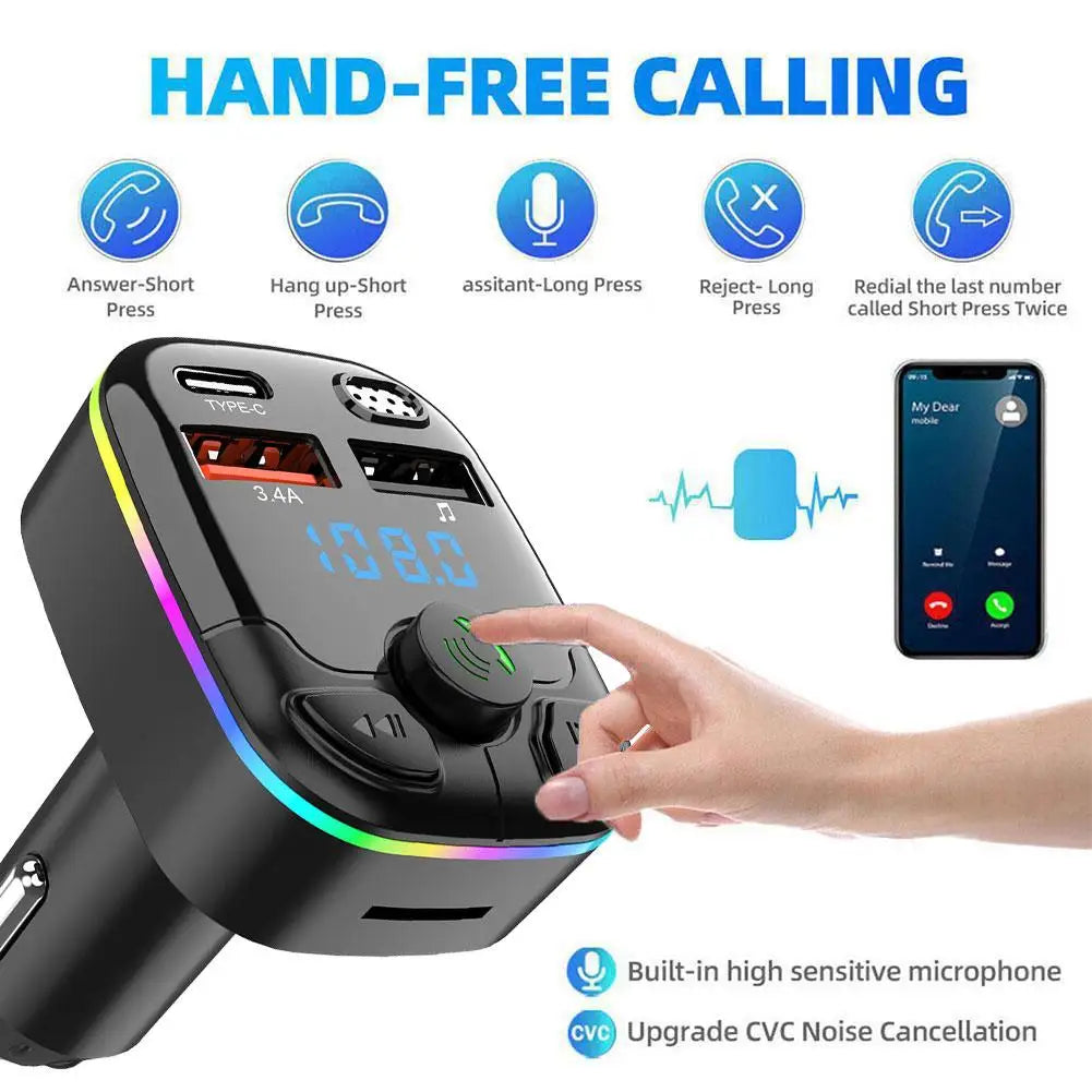 Car PD Type-C Dual USB 3.1A Fast Charger