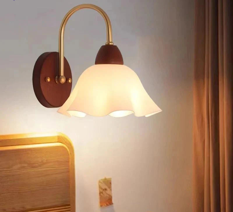 Modern Indoor Wall Light Lamp Suitable Light Fixture Wooden Vintage