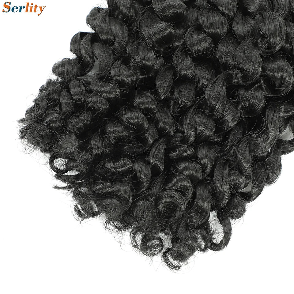 3 Packs Wand Curl Jamaican Bounce Crochet Hair 8inch T Purple 27 30 350 Bug Ombre Blonde Synthetic Jumpy Wand Curly Hair 60Roots