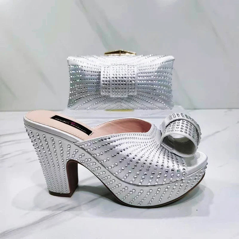 Italian Designer Sandals and Bags for Women, Platform Shoes, High Heel, Comfortable Wedge, Top Brand, 2023