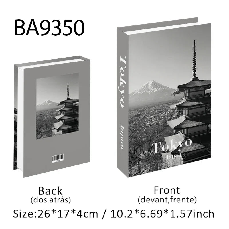 Travel City Decorative Display Books with Hidden Storage – Paris, London, New York, Tokyo & More