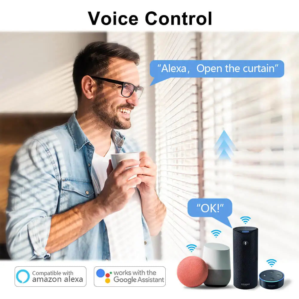Smart Life WiFi Curtains Blinds Switch Roller Shutters Motor Switch