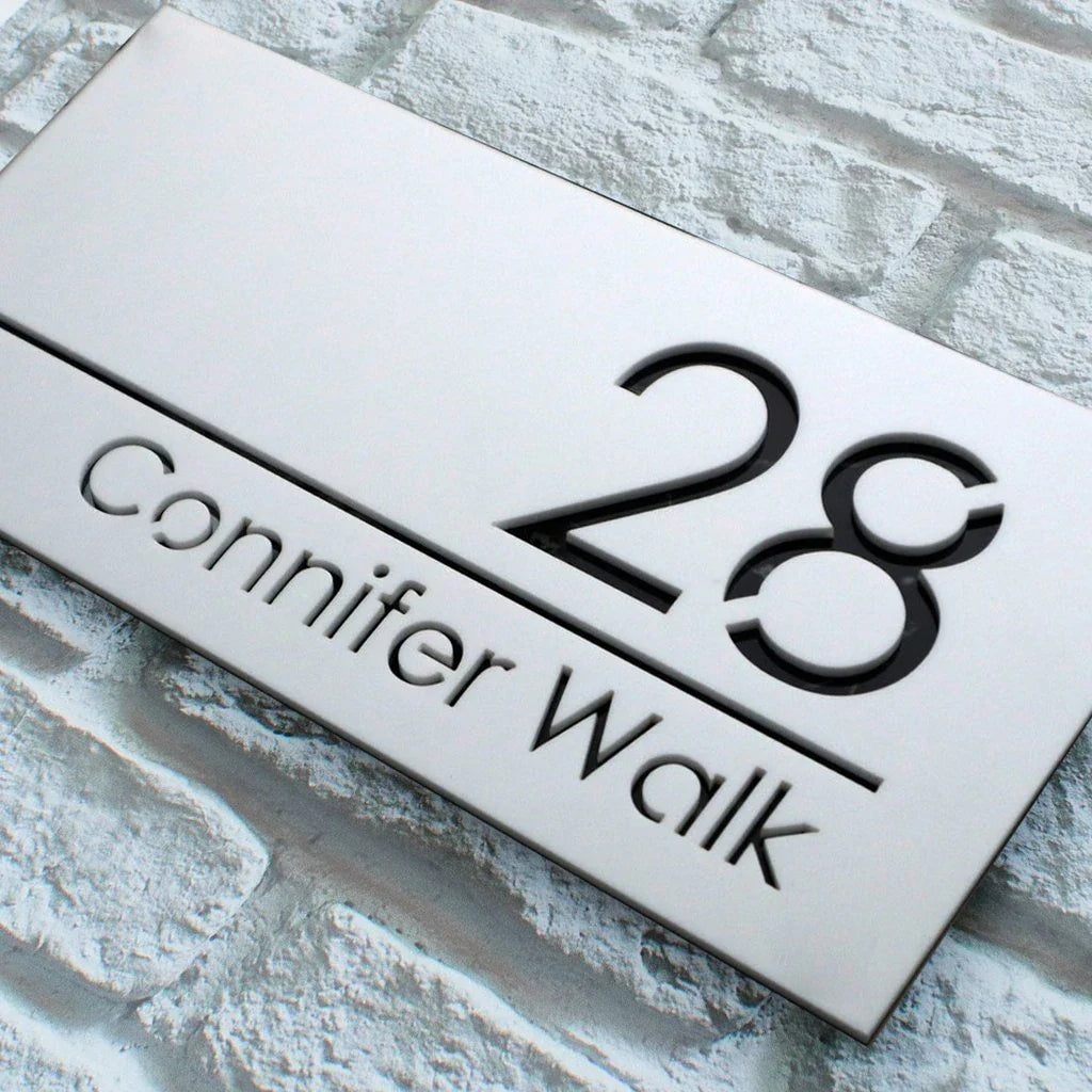 Customized Sign Outdoor House Numbers Plate