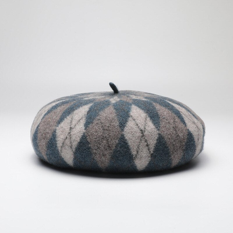 Wool Beret for Women Cashmere Caps
