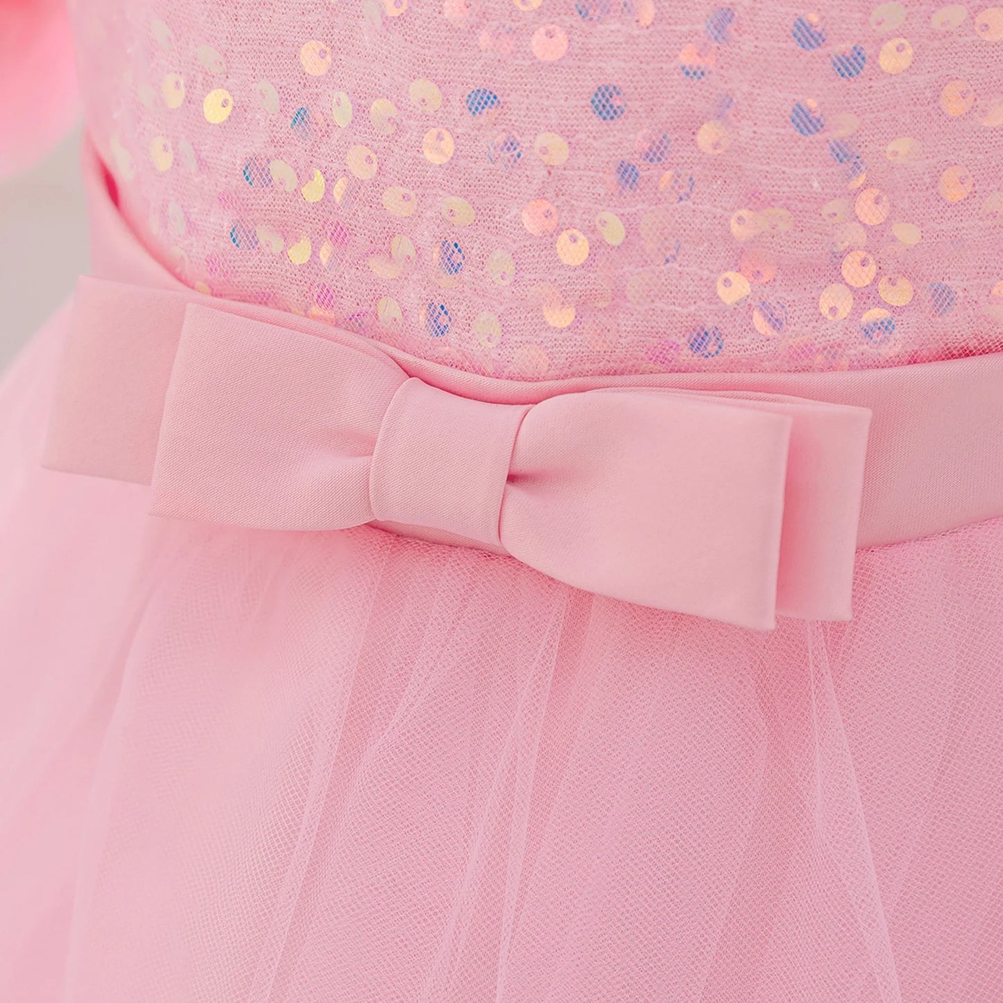 Girls 3D Flower Party Princess Dress for Baby Christmas Gown 1-10 Yrs Birthday Bow Tulle Bridemaid Dresses Wedding Kids Clothing