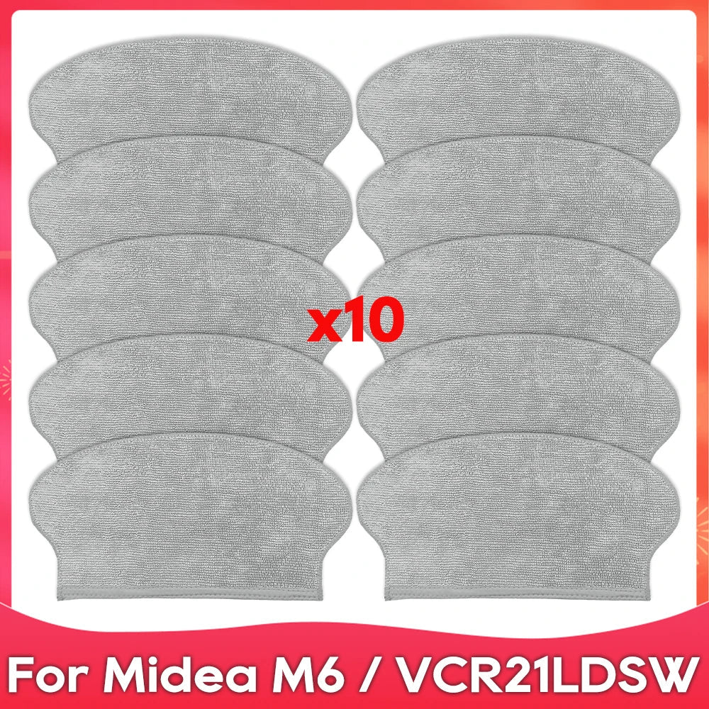 Compatible For ( Midea M6 / VCR21LDSW / Eureka NER600 ) Robot Vacuum Cleaner Part Roller Mian Side Brush Mop Filter Accessory