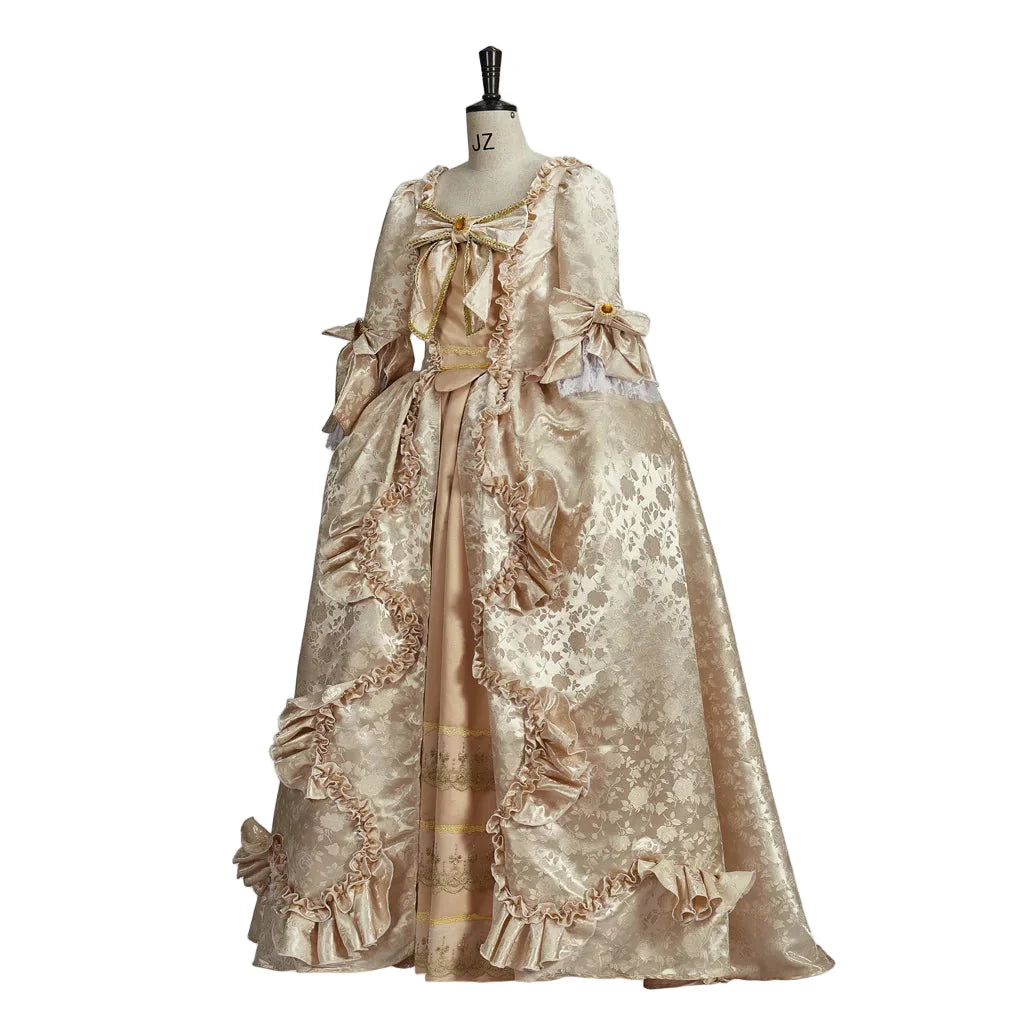 Victotian Royal 18th Century Georgian Dress Rococo Baroque Marie Antoinette Ball Dresses Vintage Ball Gown