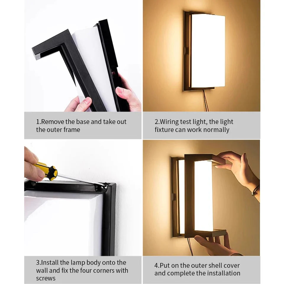 Led Outdoor Wall Light Waterproof IP66 Motion Sensor