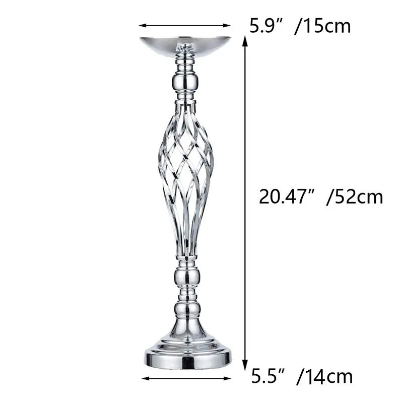 Table Candle Holder  Gold Iron