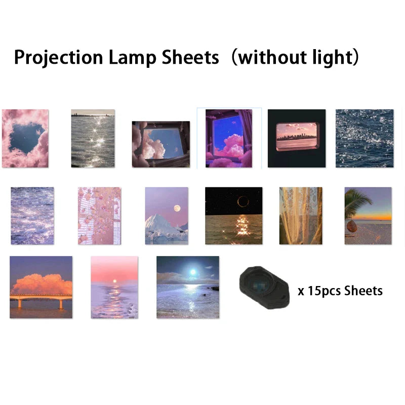 Planet Projection Lamp Earth Sun Beach Galaxy Aurora Landscape