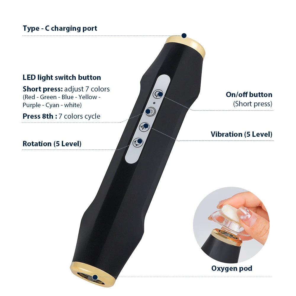 Glam Pod For Aqua Facial Machine CO2 Pods For Bubble Facial Beauty Machine Revive Pods co2 Capsule Gels Facial SPA Skin Clean