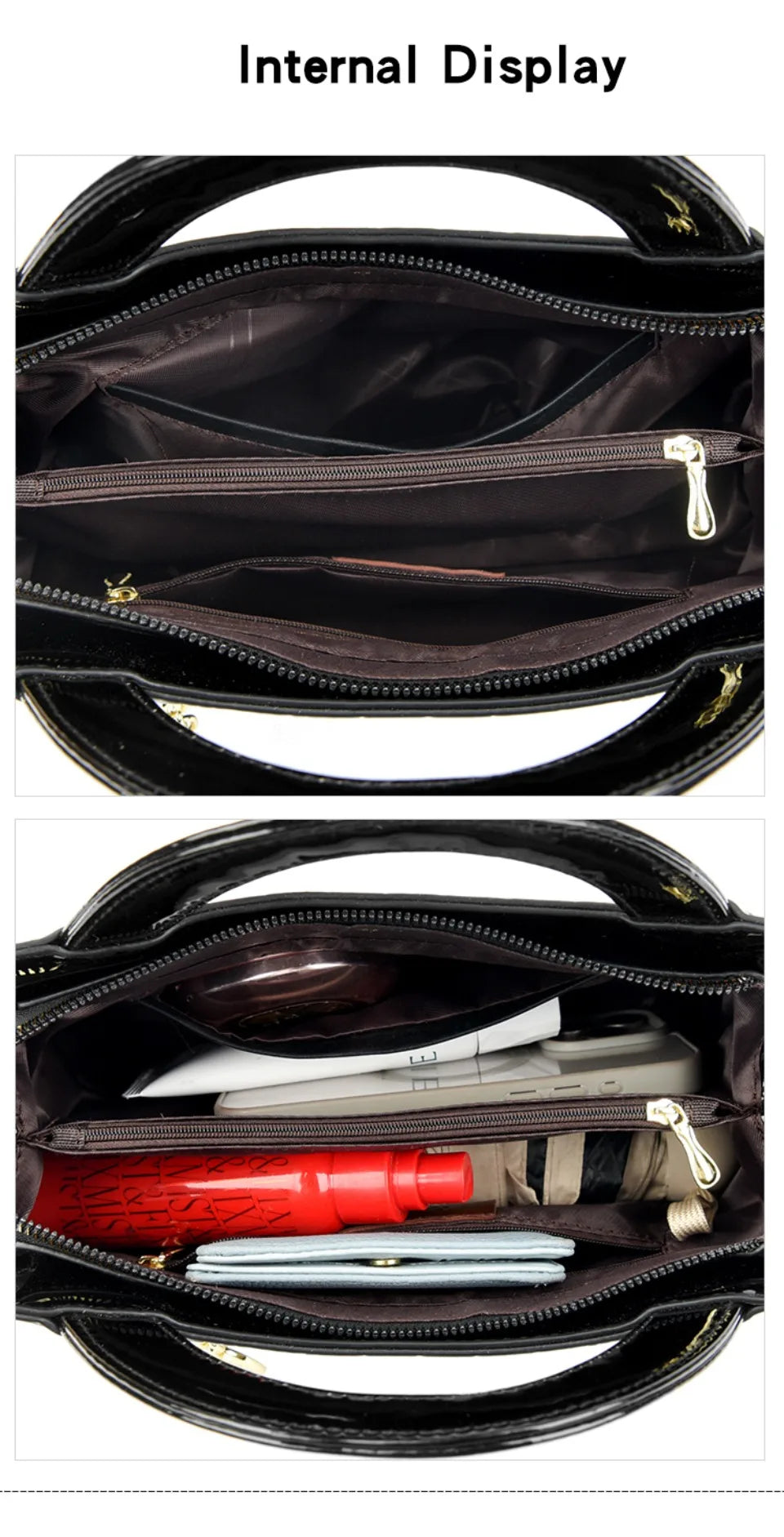 Kangaroo Brand Alligator Pu Leather Shoulder Bag Clutch Hand Bags