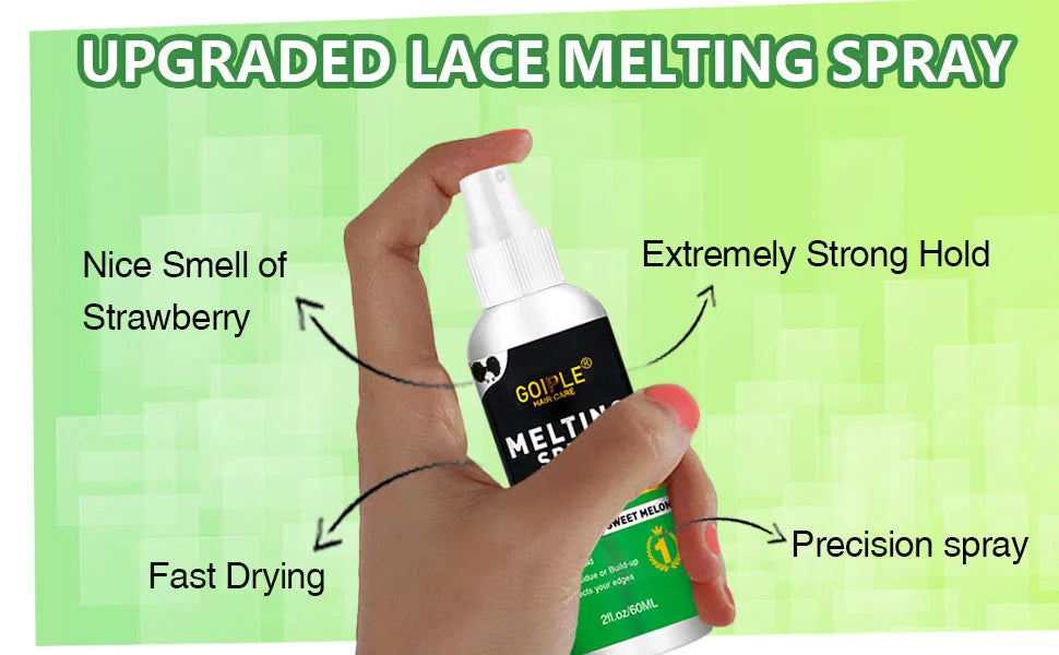GOIPLE Beginners Lace Wig Styling Products Long-Lasting Finishing Wax Stick and Edge Control Gel Wig Bonding Glue Small Size Kit