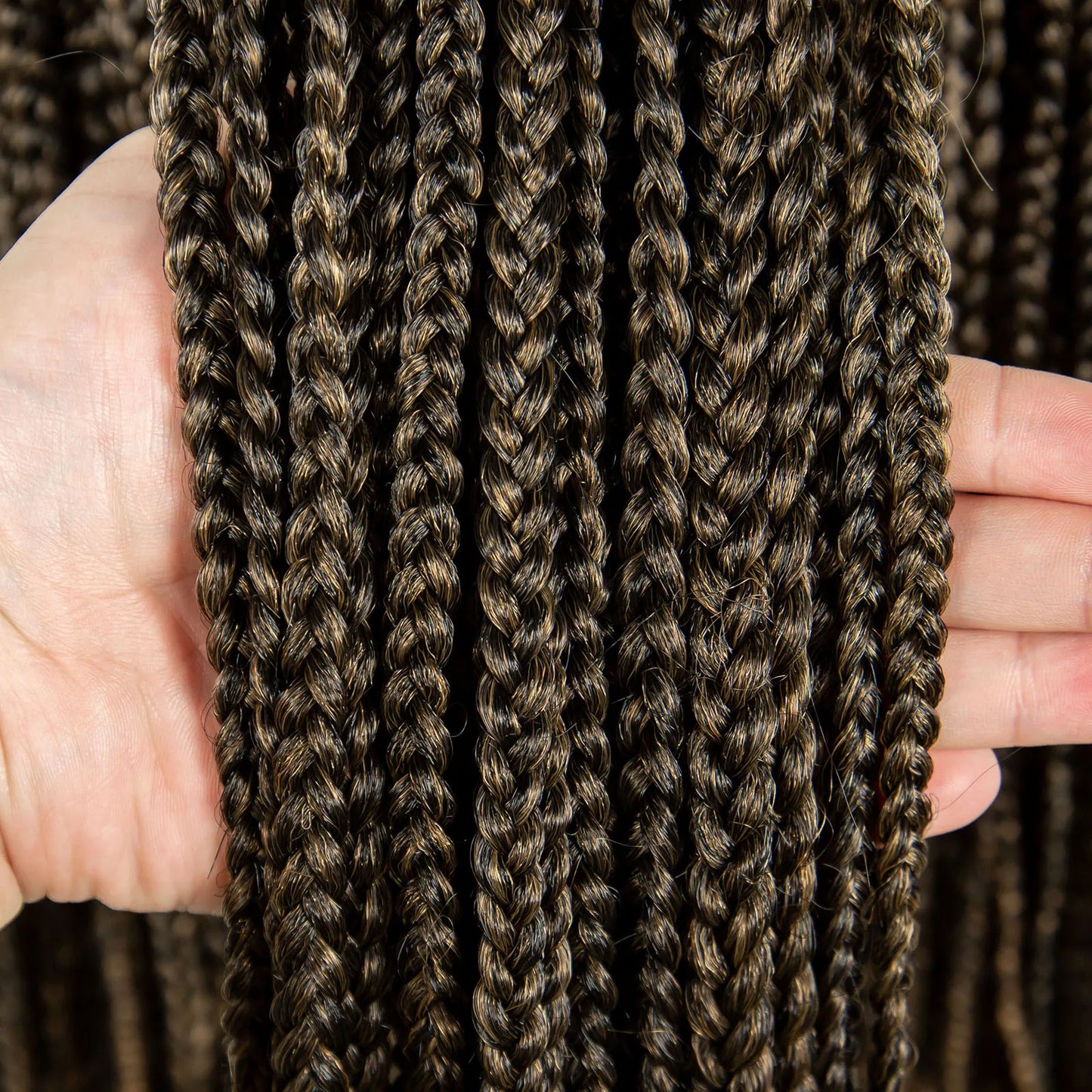Synthetic Braided Wig Synthetic Hair Lace Front Wigs Box Braided Wigs for Black Women 36 Inches Micro Braids Wigs with Baby Hair
