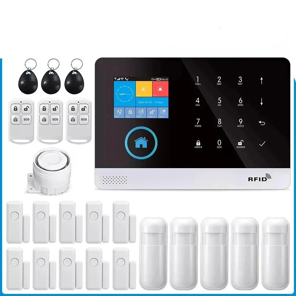 Alarm System for Home Burglar Security 433MHz WiFi GSM Alarm Wireless