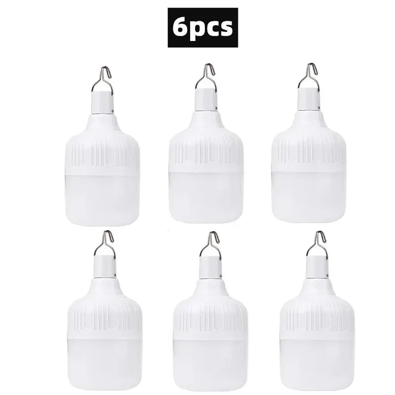USB Rechargeable LED Emergency Lights  Outdoor Portable