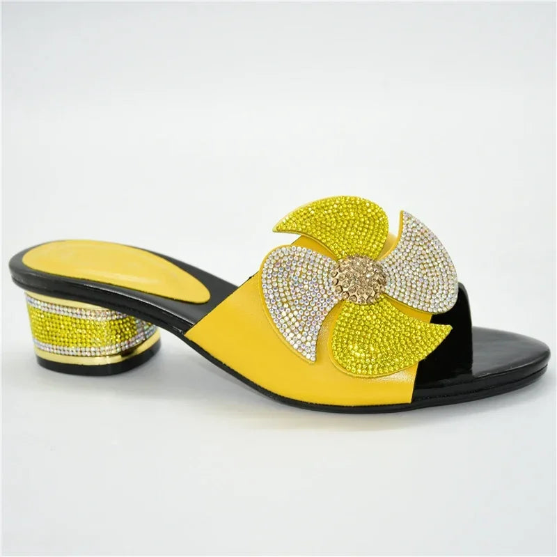 Fashion Women Mid-Heeled with Shallow Mouth Shoes Ladies Slippers Sexy Woman Shoe Sandals 2025 Sexy Platform Pumps Party Pumps