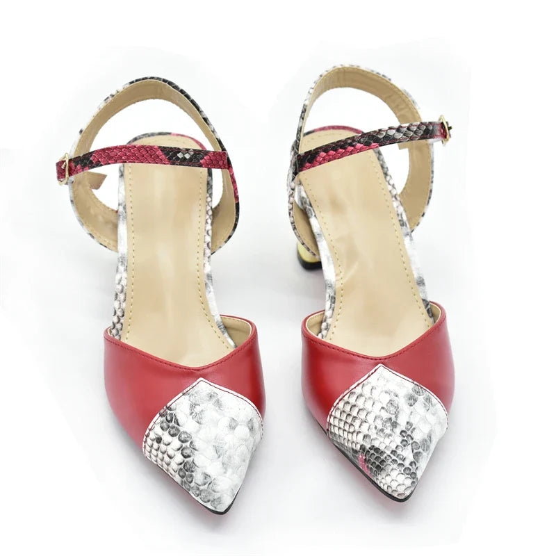 2024 Italian Shoe and Bag Set for Party In Women Luxury Shoes Women Designers Nigerian Women Party Pumps High Heels Sexy Ladies