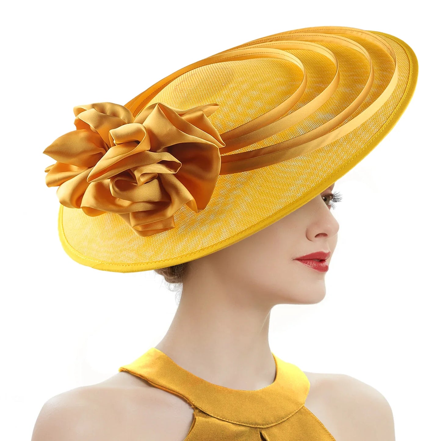Fancy Christmas Sinamay Fascinator Perfect Wedding Hat Unique Derby Party Hat Fashion Top Church Hats Bride Fascinators Female