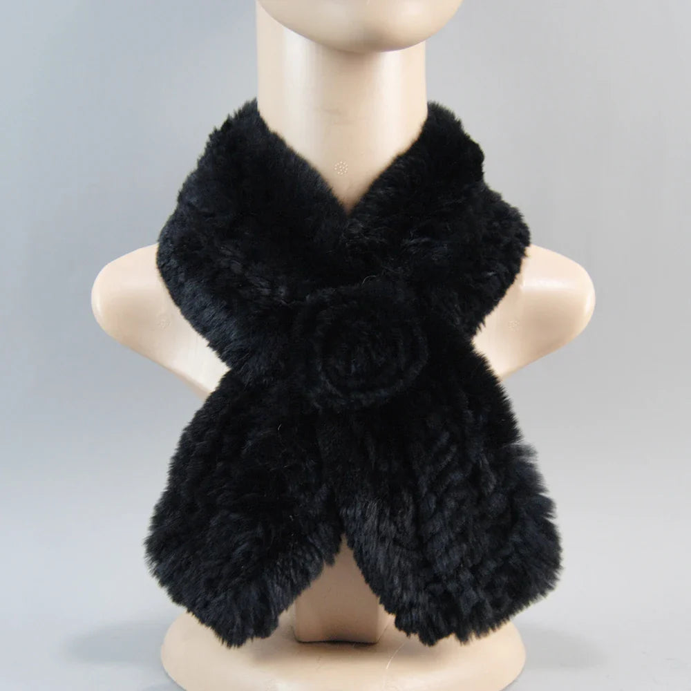 Winter Women's Faux Fur Hats And Scarves