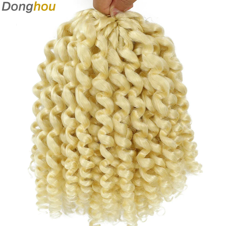 Ombre Jumpy Red Ginger Wand Curls Crochet Hair 1B 27 30 350 613 Purple Grey Colors jamaican twist braiding Hair 20 Strands/Pack