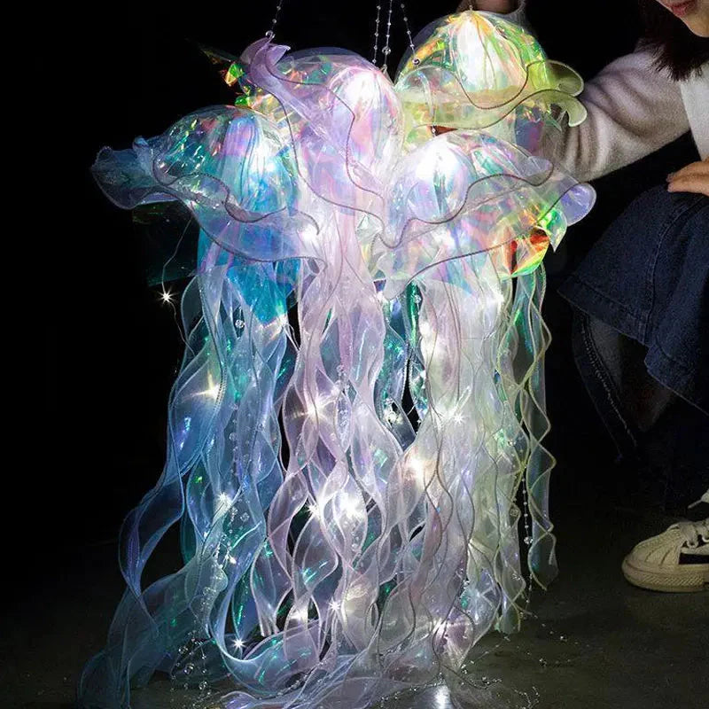 Jellyfish Night Light Lamp Portable
