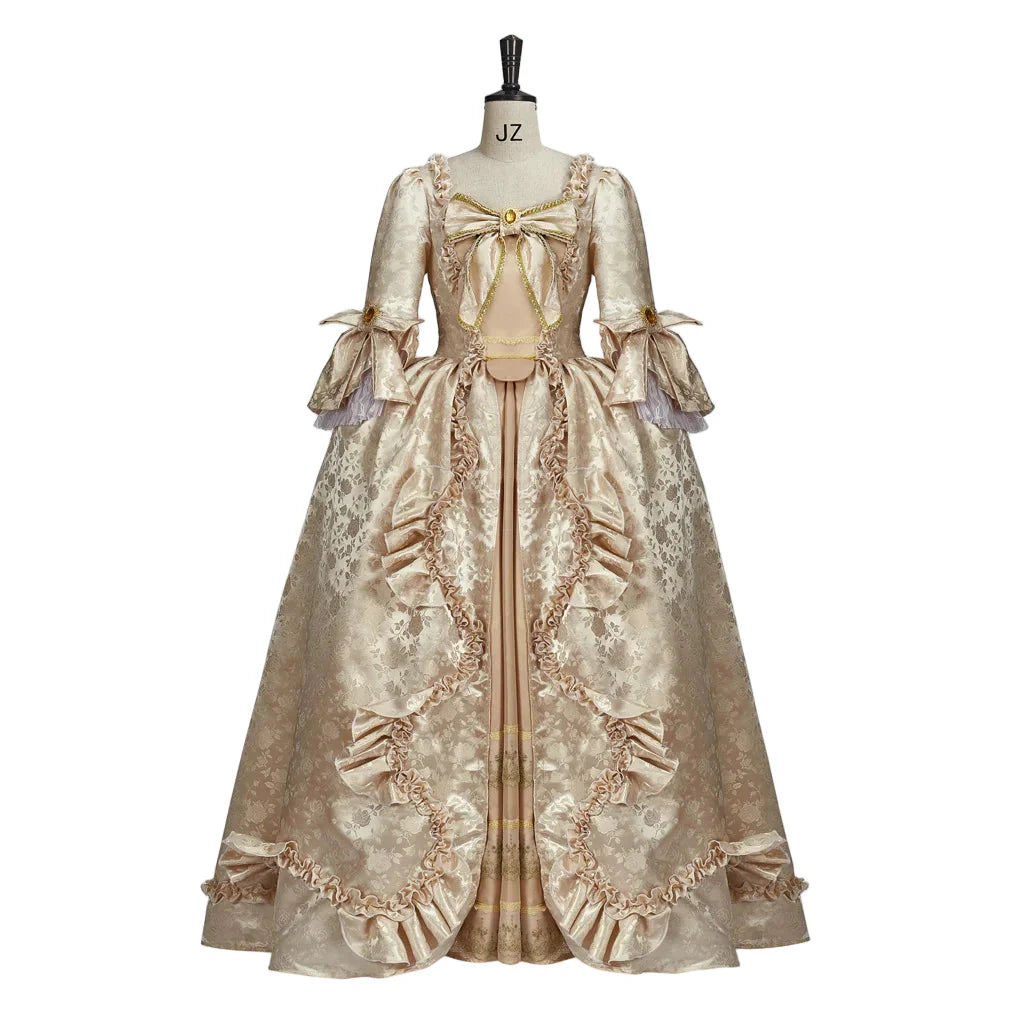Victotian Royal 18th Century Georgian Dress Rococo Baroque Marie Antoinette Ball Dresses Vintage Ball Gown
