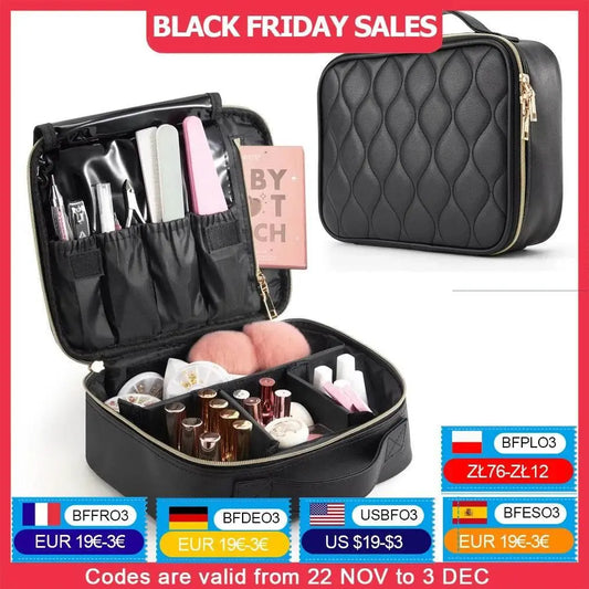 Cosmetic Brush Organizer Bag