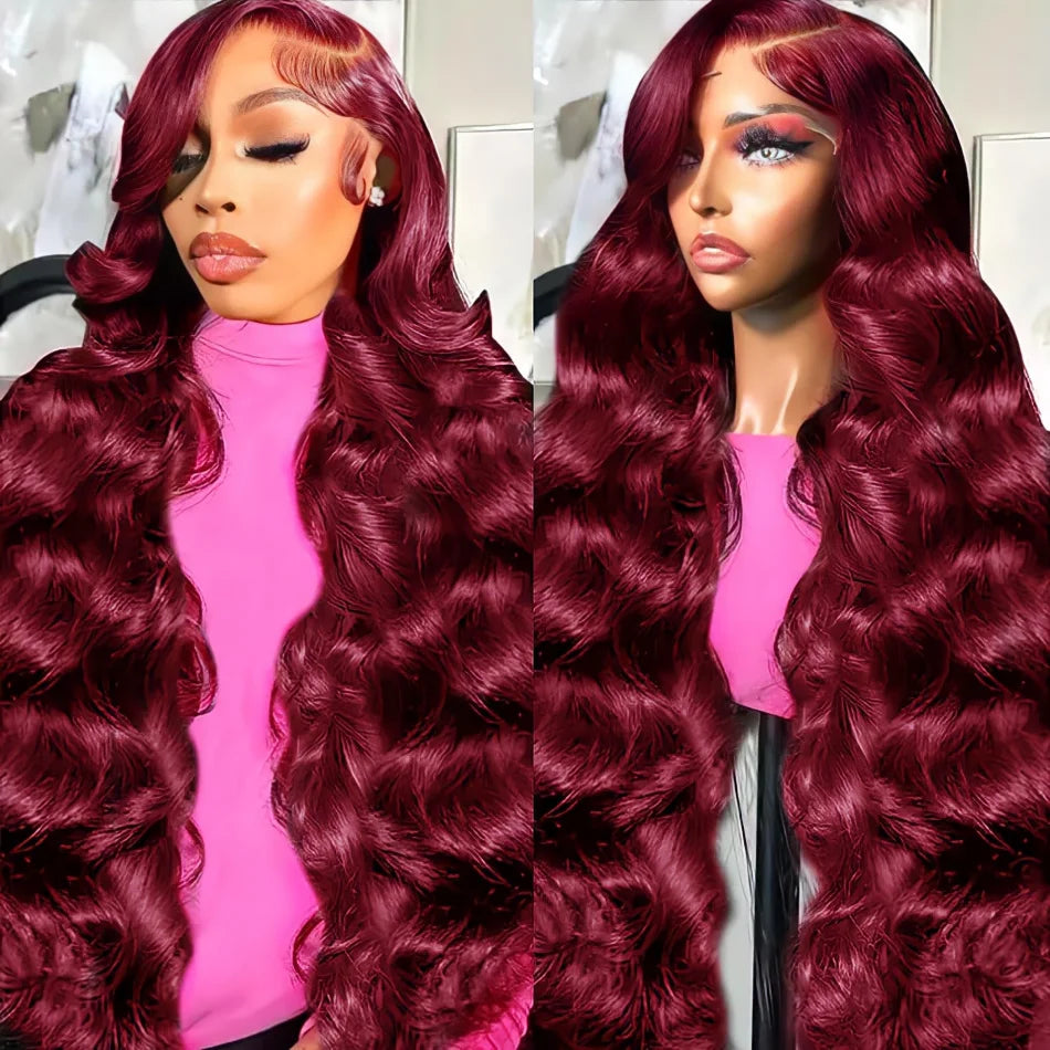 Ginger Hd Lace Wig 13X6 Human Hair Body Wave Human Hair Wigs 13X4 Hd Lace Frontal Wig 250 Density Coloured Lace Front Wig 30 Inch