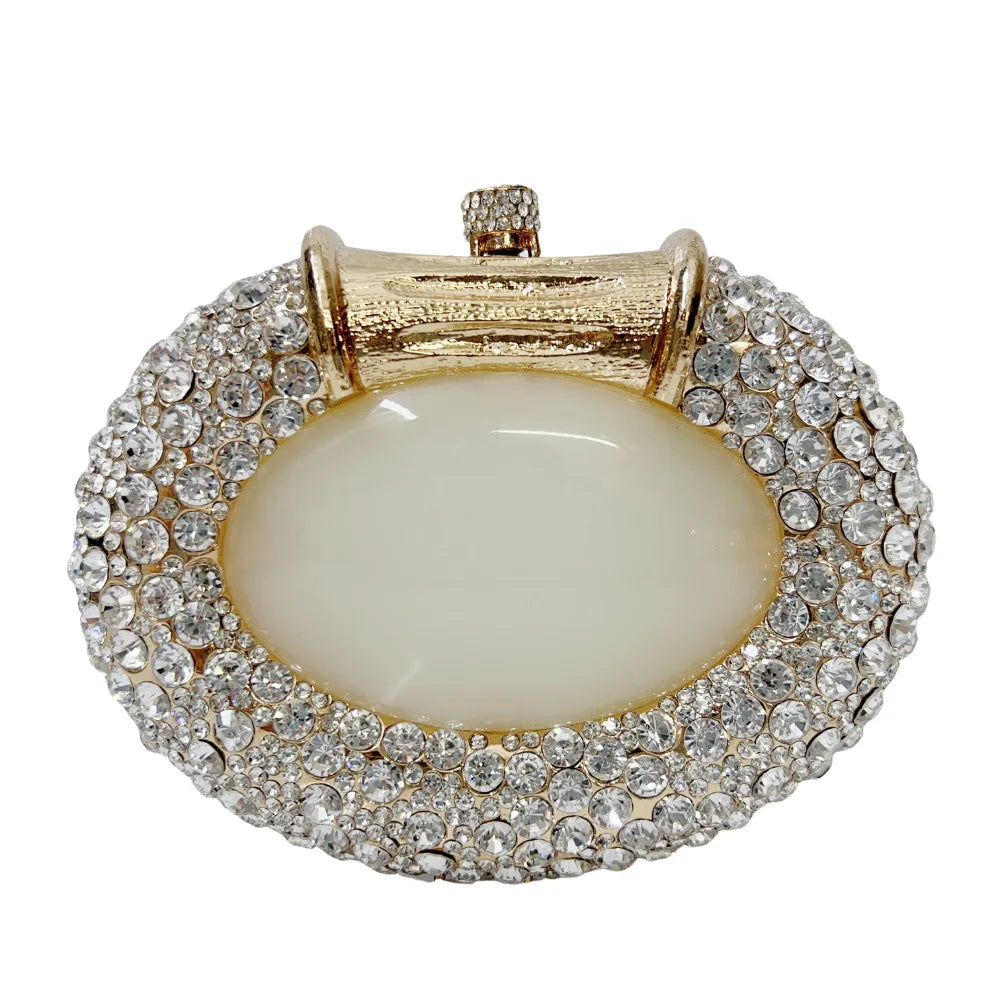 Women's Crystals Evening Party Cocktail Clutches Bag