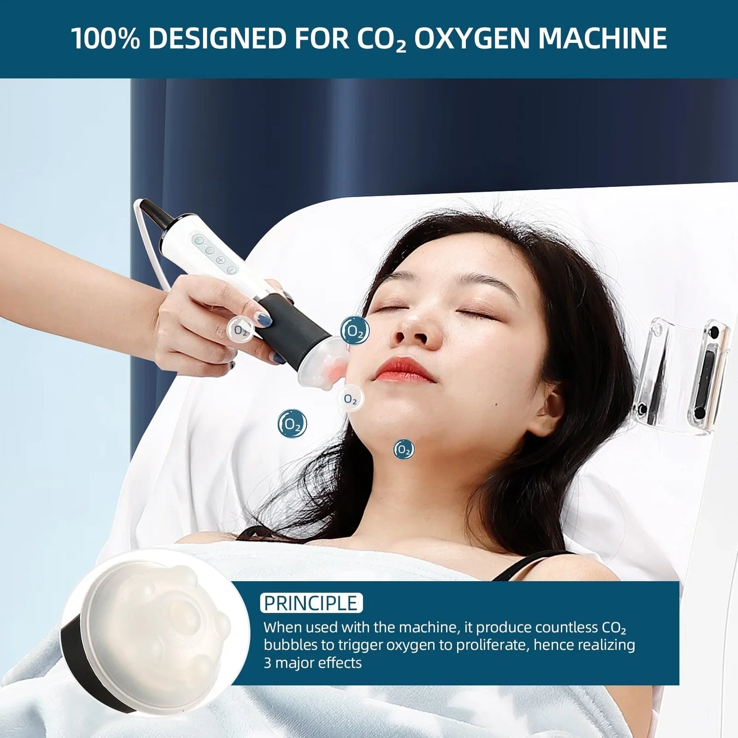 Glam Pod For Aqua Facial Machine CO2 Pods For Bubble Facial Beauty Machine Revive Pods co2 Capsule Gels Facial SPA Skin Clean
