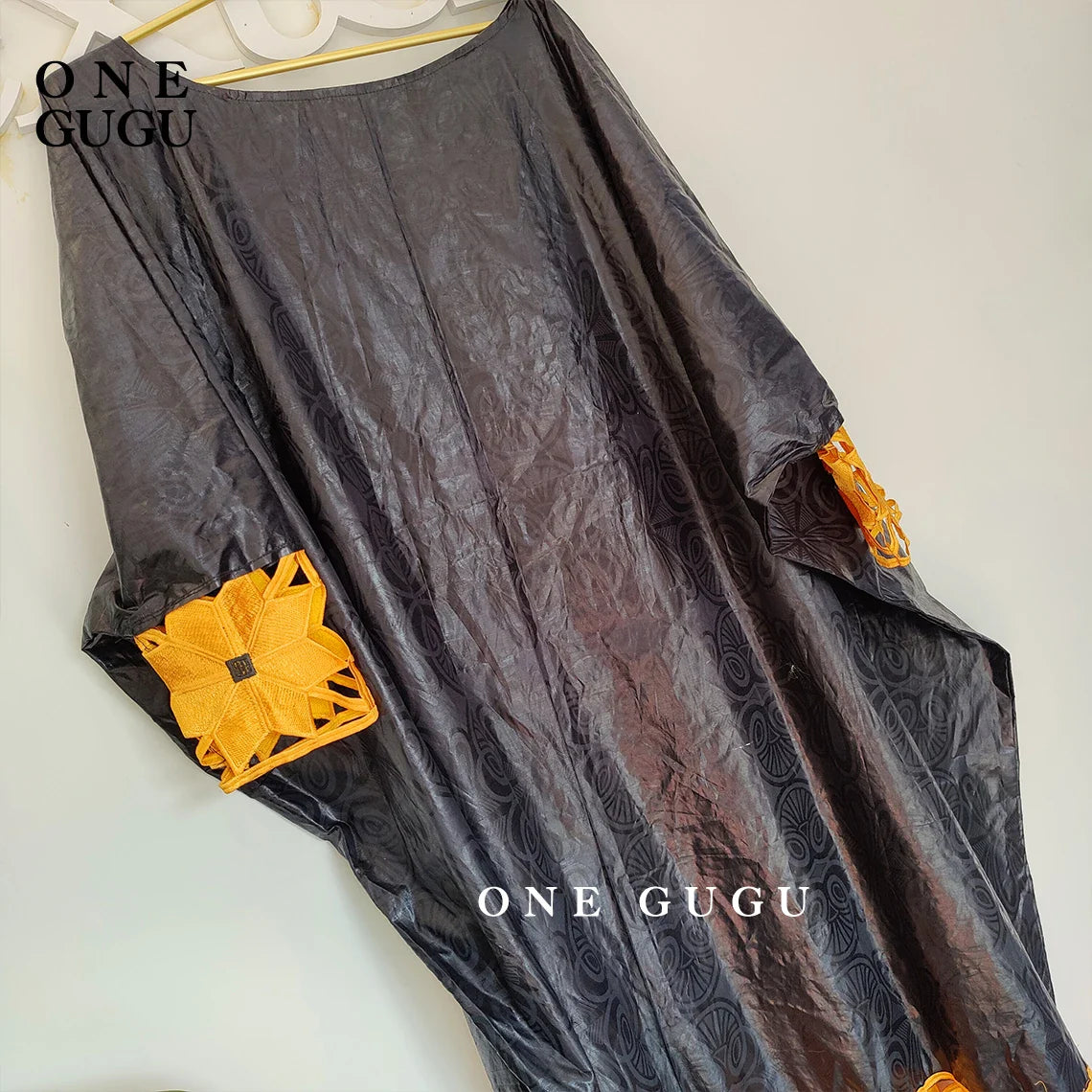 African Bazin Rich Dress With Gold Party Gown Plus Size Dashiki Robe Long Sleeves