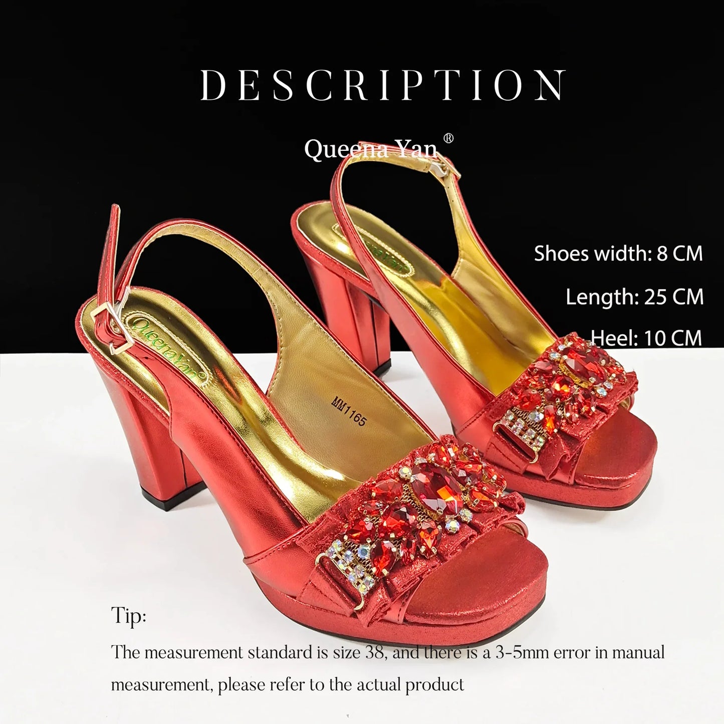 Queena Yan Spot goods 2025 INS Green Color Elegant Women Shoes and Bag Set Decoration Rhinestones Women High Heels Shoes