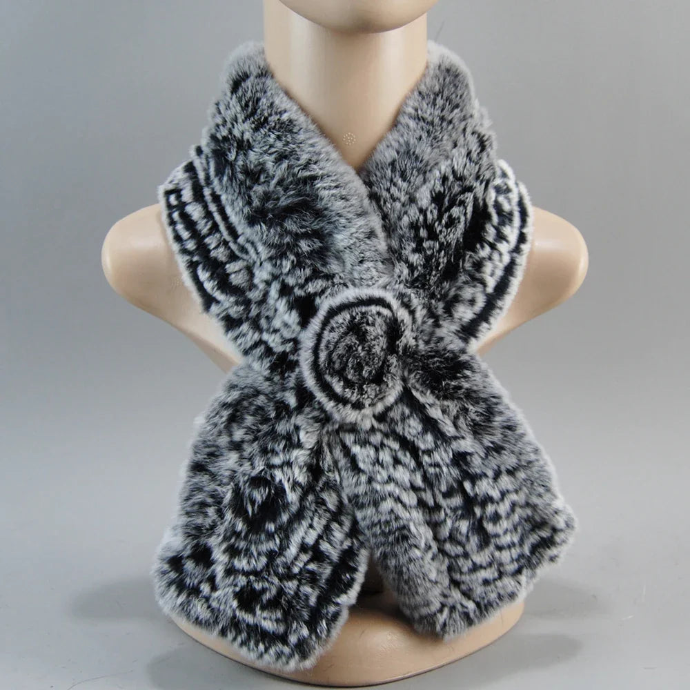 Winter Women's Faux Fur Hats And Scarves