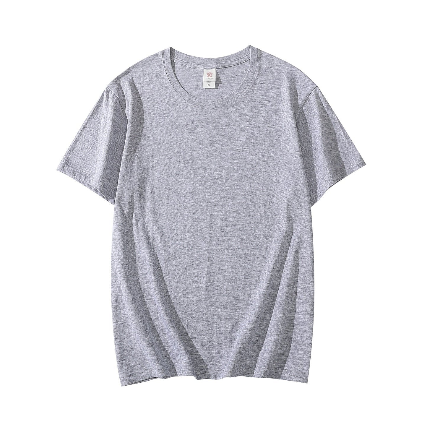 Cotton Men T-shirt Short-sleeve Man T shirt Short Sleeve Pure Color