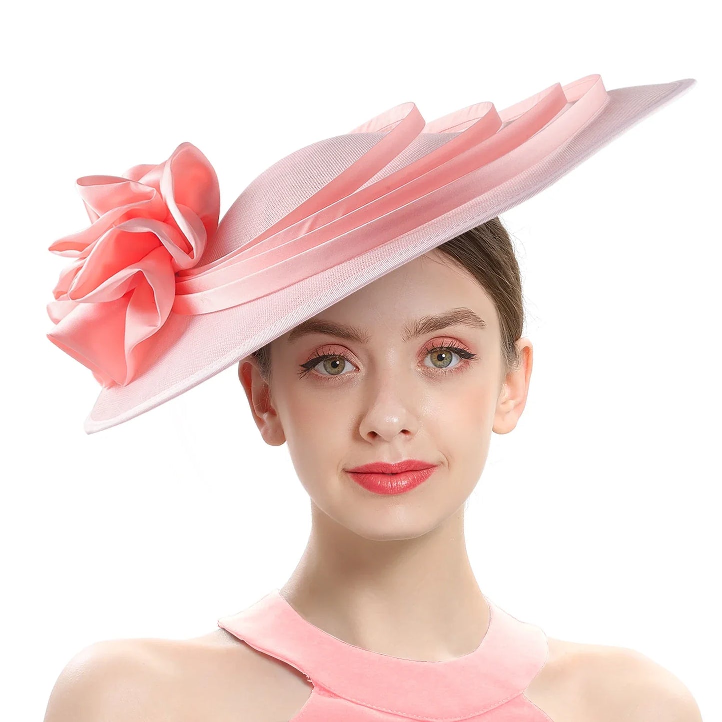 Fancy Christmas Sinamay Fascinator Perfect Wedding Hat Unique Derby Party Hat Fashion Top Church Hats Bride Fascinators Female