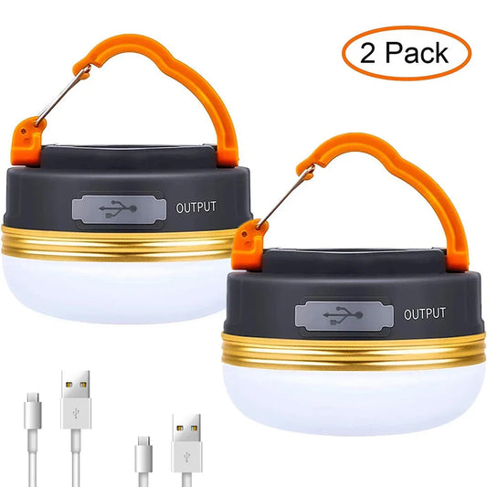 High Power Camping Lantern Tents Lamp USB Rechargeable