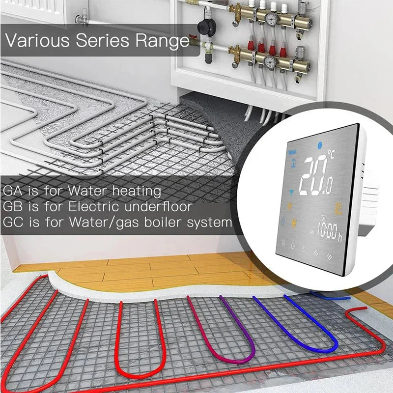 WiFi Smart Thermostat Temperature Controller for Water Electric Floor Heating