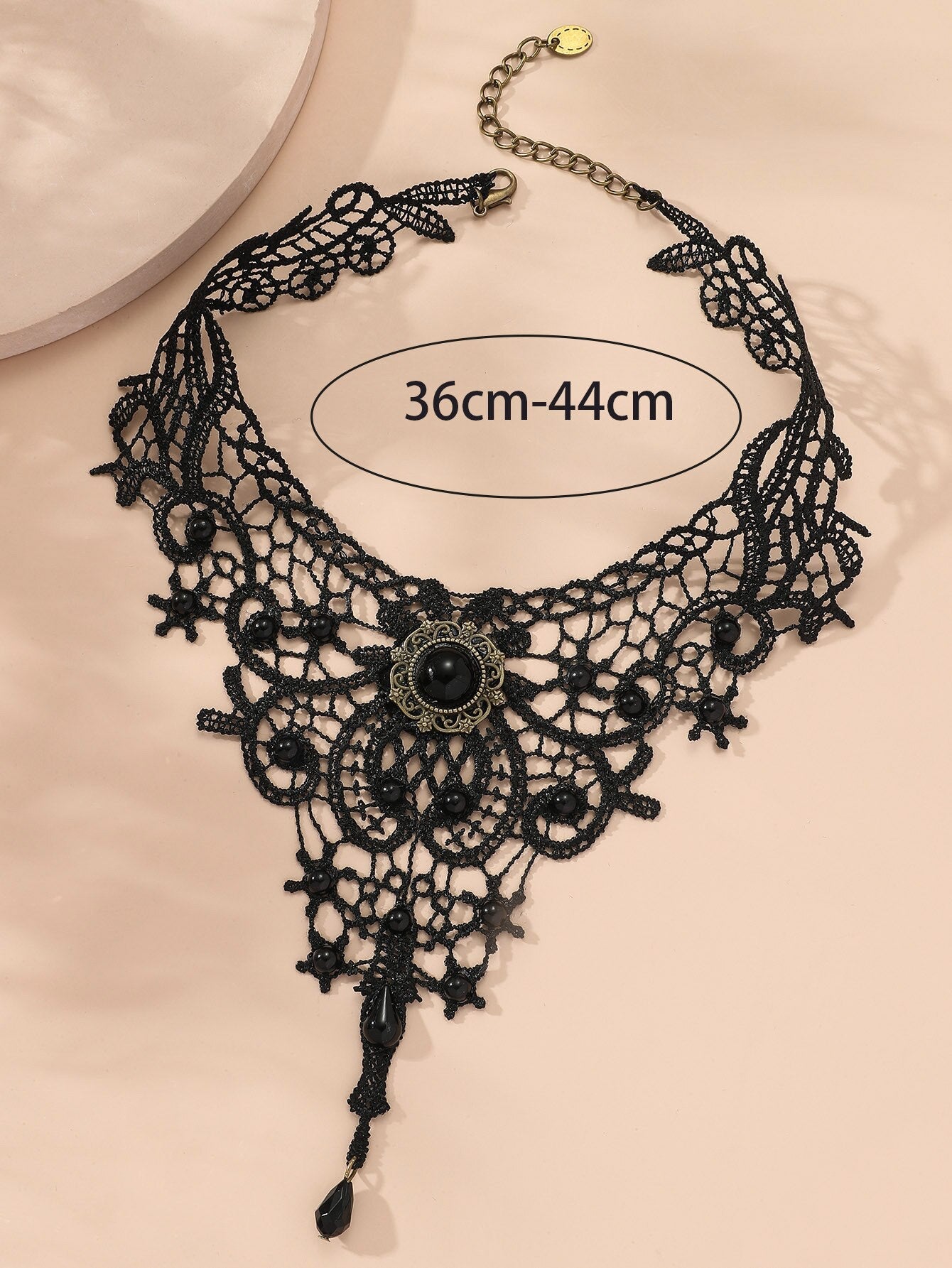 Lace Ladies Necklace Women's Exaggerated Black Clavicle Chain Collar