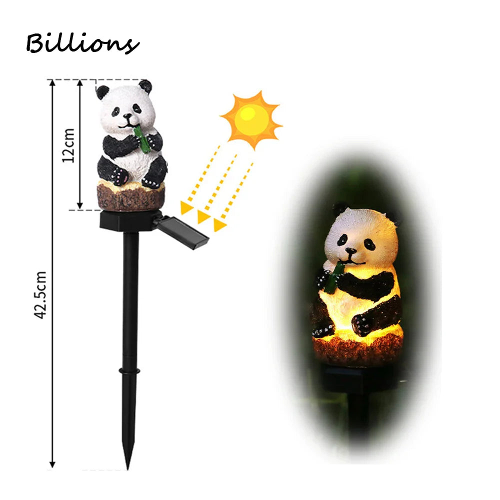 Solar Powered LED Owl Animal Home Artificial Flowers Garden Lights Waterproof