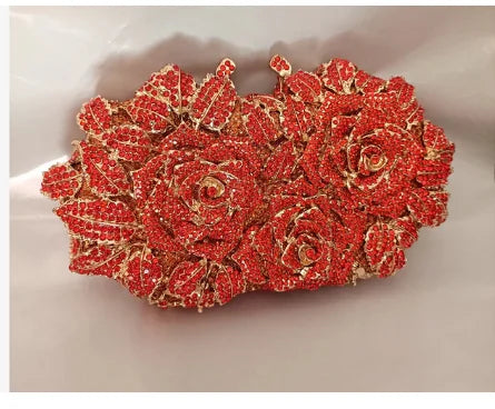 Women's Crystal Clutches Cocktail Purse