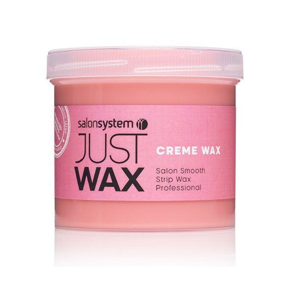 Salon System Just Wax Creme Wax: Gentle & Effective Hair Removal for All Skin Types 450g/15.87 oz