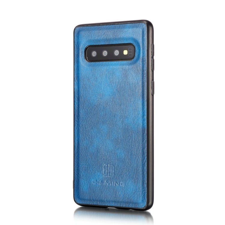 DG.MING Crazy Horse Texture Flip Detachable Magnetic Leather Case for Samsung Galaxy S10 Plus, with Holder & Card Slots & Wallet, For Samsung Galaxy S10 Plus, Galaxy S10 Plus