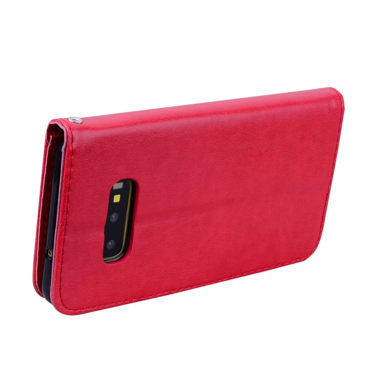Rose Embossed Horizontal Flip PU Leather Case for Galaxy S10e, with Holder & Card Slots & Wallet, For Samsung Galaxy S10e, Galaxy S10e